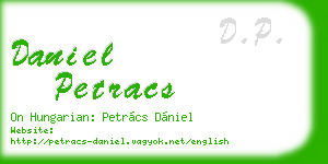daniel petracs business card