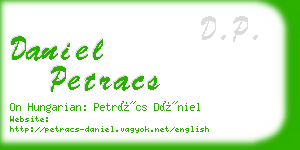 daniel petracs business card